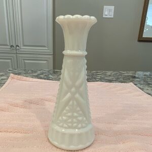 4 Milk Glass Bud Vases Flowers